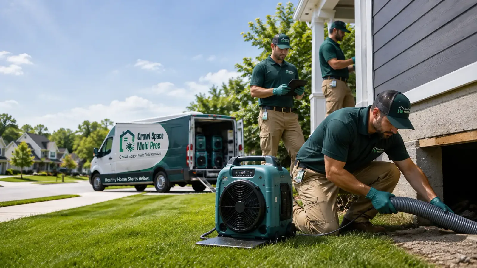 Crawl Space Mold Removal in Geneva, IN
